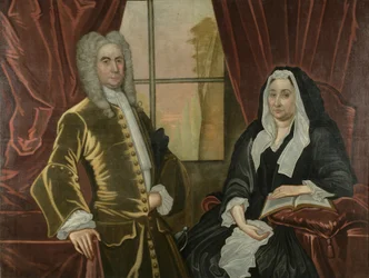 Kapitány és Mrs. Johannes Schuyler, 1725-35 körül olaj, vászon